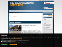 cdu-wartenberg.de Webseite Vorschau
