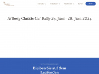 arlbergclassic-car-rally.at Webseite Vorschau