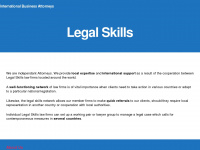 legalskills.info Webseite Vorschau