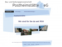 postheimstätte.de Webseite Vorschau