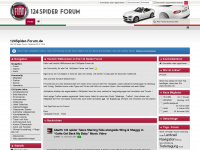 124spider-forum.de Webseite Vorschau