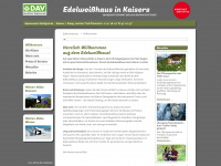 dav-edelweisshaus.at Webseite Vorschau