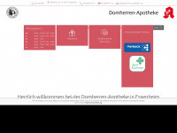 domherren-apotheke.com Webseite Vorschau