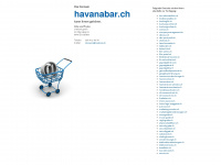 havanabar.ch Webseite Vorschau