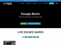 escape-berlin.de Webseite Vorschau