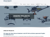 open-diy-projects.com Webseite Vorschau