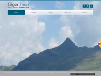 giger-tours.ch Webseite Vorschau