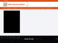 indianconcreteinstitute.org Webseite Vorschau