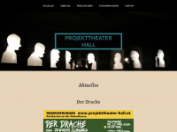 projekttheater-hall.at Webseite Vorschau