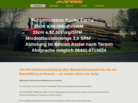 brennholz-mittelhessen.eu Webseite Vorschau
