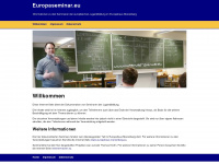 europaseminar.eu Webseite Vorschau