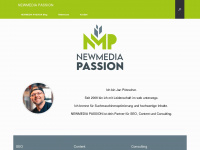 newmediapassion.com Webseite Vorschau