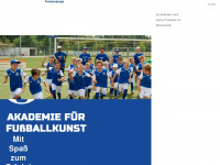 fussballkunst.com Webseite Vorschau