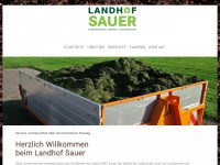 landhof-sauer.de Webseite Vorschau