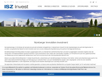 isz-invest.com Webseite Vorschau