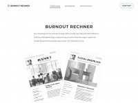 burnout-rechner.de Webseite Vorschau