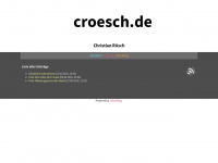 croesch.de Webseite Vorschau