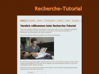 recherchekurs.ch Webseite Vorschau