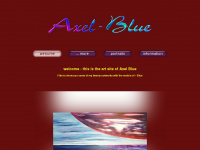 axel-blue.com Webseite Vorschau