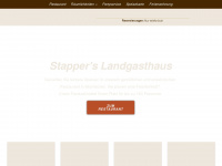stappers-landgasthaus.de Webseite Vorschau