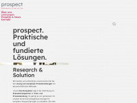 prospectgmbh.at Webseite Vorschau