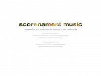 scorenament-music.de Webseite Vorschau