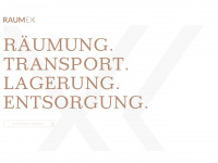 raumex.at Webseite Vorschau