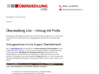 uebersiedlung-linz.at Webseite Vorschau