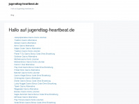 jugendtag-heartbeat.de Webseite Vorschau