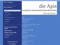 die-apis-mundelsheim.org Webseite Vorschau