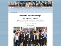 produktionstage.com Webseite Vorschau