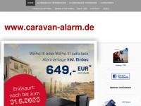 caravan-alarm.de Webseite Vorschau