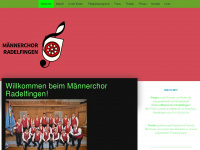 maennerchor-radelfingen.ch Webseite Vorschau