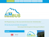 almerlebnisbus.com Webseite Vorschau