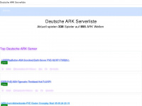 deutsche-arkserver.de Webseite Vorschau