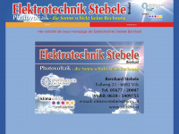 stebele.at Webseite Vorschau