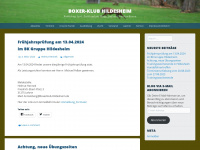 boxerklub-hildesheim.de Webseite Vorschau
