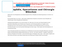 orthopaedie-bavaria.de Webseite Vorschau