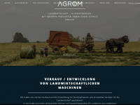 agrom.at Webseite Vorschau