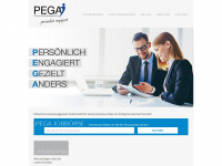 pega-pm.at Webseite Vorschau