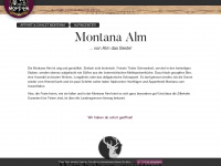 montana-alm.at Webseite Vorschau