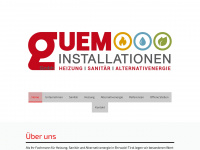 installationen-guem.at Webseite Vorschau