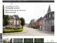 vlaamsbouwmeester.be Webseite Vorschau