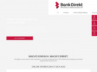 bankdirekt.at Webseite Vorschau