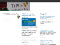 typo3-ruhr.org Webseite Vorschau