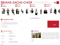 hanssachschor.de Webseite Vorschau