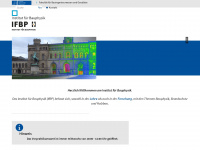 ifbp.uni-hannover.de Webseite Vorschau