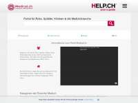 medical.ch Webseite Vorschau