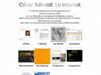 oliverschmidt.de Webseite Vorschau
