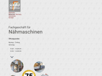schmid-naehmaschinen.de Webseite Vorschau